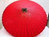 和傘・番傘【無地】　赤